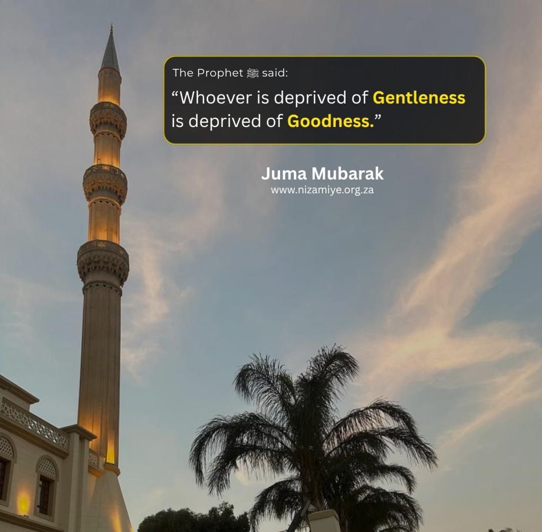Nizamiye_SA's tweet photo. Juma Mubarak to all brothers and sisters https://t.co/Gom8oMAEBM