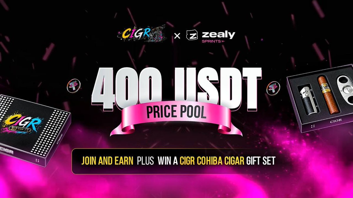 zealy_io's tweet photo. 🚀 @cigrhabana × @zealy_io

🎯 Complete quests. Stack points. Win big.

🏆 Complete all quests, take part in all activities, and finish #1 on the leaderboard to win an exclusive Cohiba Cigar Gift Box! 🎁

Climb the ranks, collect points, and put yourself in the running. 🔥

👉 Start questing: https://t.co/T95vdqUbtS
