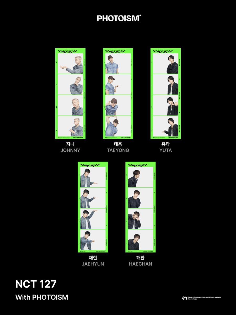 photoism_kr's tweet photo. PHOTOISM X NCT 127
ARTIST FRAME OPEN !

고능한 삶을 사는 법
: 청남방으로 맞춰 입은 칠이들 프레임 보기

이 맛에 시즈니하지예 💚

포토이즘에서 NCT 127와 함께
소중한 추억을 남겨보세요 📸

📅 26.09.07 – 26.11.30

ONLY IN PHOTOISM https://t.co/FmEi2l3Hb3
