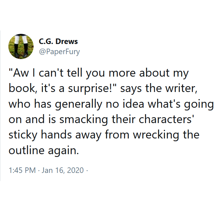 Writers_Write's tweet photo. It's a surprise #writingmemes #writerslife #writingcommunity https://t.co/9uCP3dcG8c