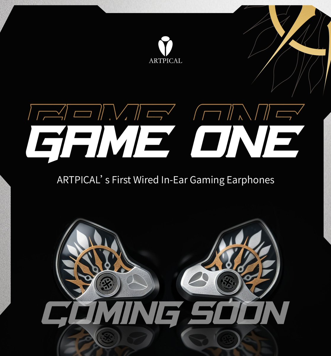 Artpical_'s tweet photo. 🎮 GAME ONE is here.

ARTPICAL’s first wired in-ear gaming earphones are built for competitive play.

⚡ FPS-tuned acoustics
🎯 Precise sound positioning
🔥 10mm Carbon-Composite Driver

Hear every step. Catch every shot. Own the game.

#ARTPICAL #GAMEONE #Gaming #Esports https://t.co/s75DqslTSP