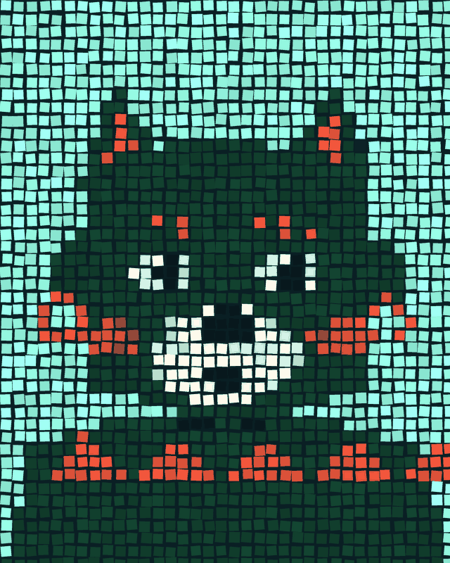 hypeDecays's tweet photo. DECAY — 2,500 generative mosaics on @HyperliquidX .

Every panel is complete at mint. Every sale takes tiles, permanently.

There is no way to restore one. There is only not selling.

mint in under 48h.

Allowlist: https://t.co/ViKUHgxfP2 https://t.co/TZQkUKggC7