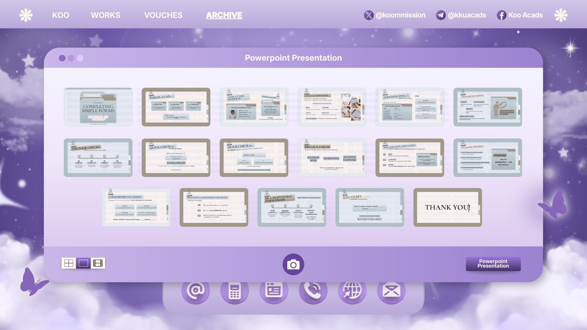 kooreceipts's tweet photo. a ppt output for this one! ♡ i don’t usually get template requests often, so it was nice working on the layout and making something that can be used and customized easily! ✨

task: powerpoint presentation  𑣲⋆

𝘁𝗵𝗮𝗻𝗸 𝘂 𝗳𝗼𝗿 𝘁𝗿𝘂𝘀𝘁𝗶𝗻𝗴 𝗺𝘆 𝘀𝗲𝗿𝘃𝗶𝗰𝗲! ★ https://t.co/jCzGAPvZ5N