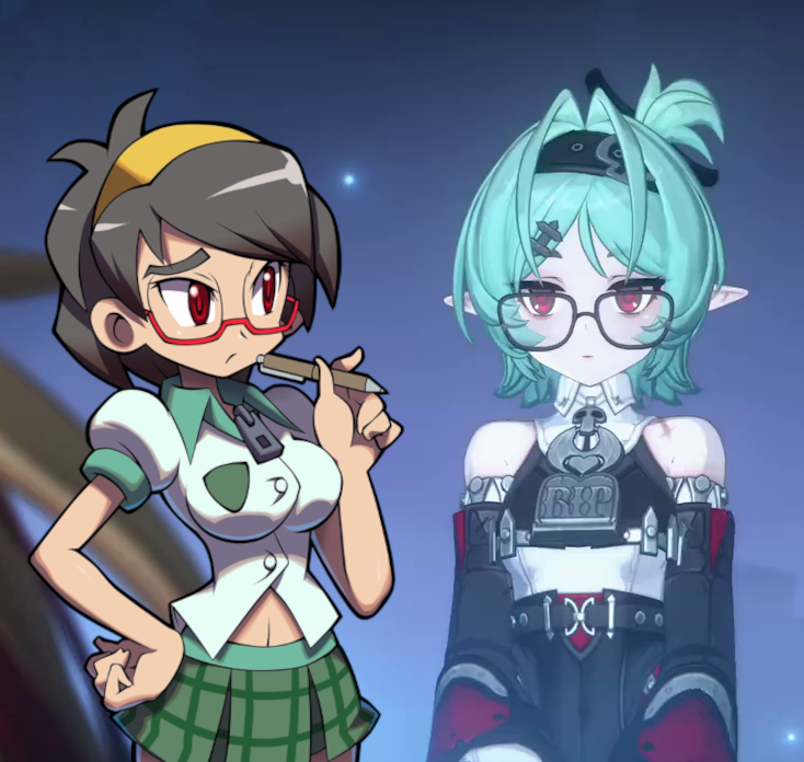 desu_sa's tweet photo. Is it just me, or does Roxy remind anyone else of Shantae's Rottytops? (human version with zombie's green hair) https://t.co/2M9GXG3iTS