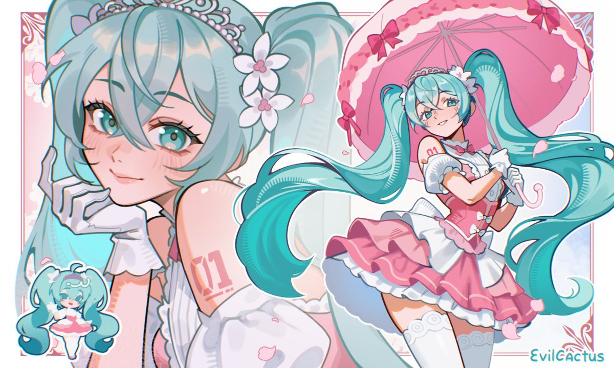 Evil_Cactus1's tweet photo. my friend said she reminds her of a raspberry

#HatsuneMiku https://t.co/dfzMHESA5y