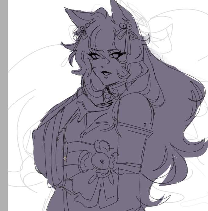 koryraspberry's tweet photo. Ahri sketch that should be ready by tomorrow :3 https://t.co/EsrhhH4Wcu