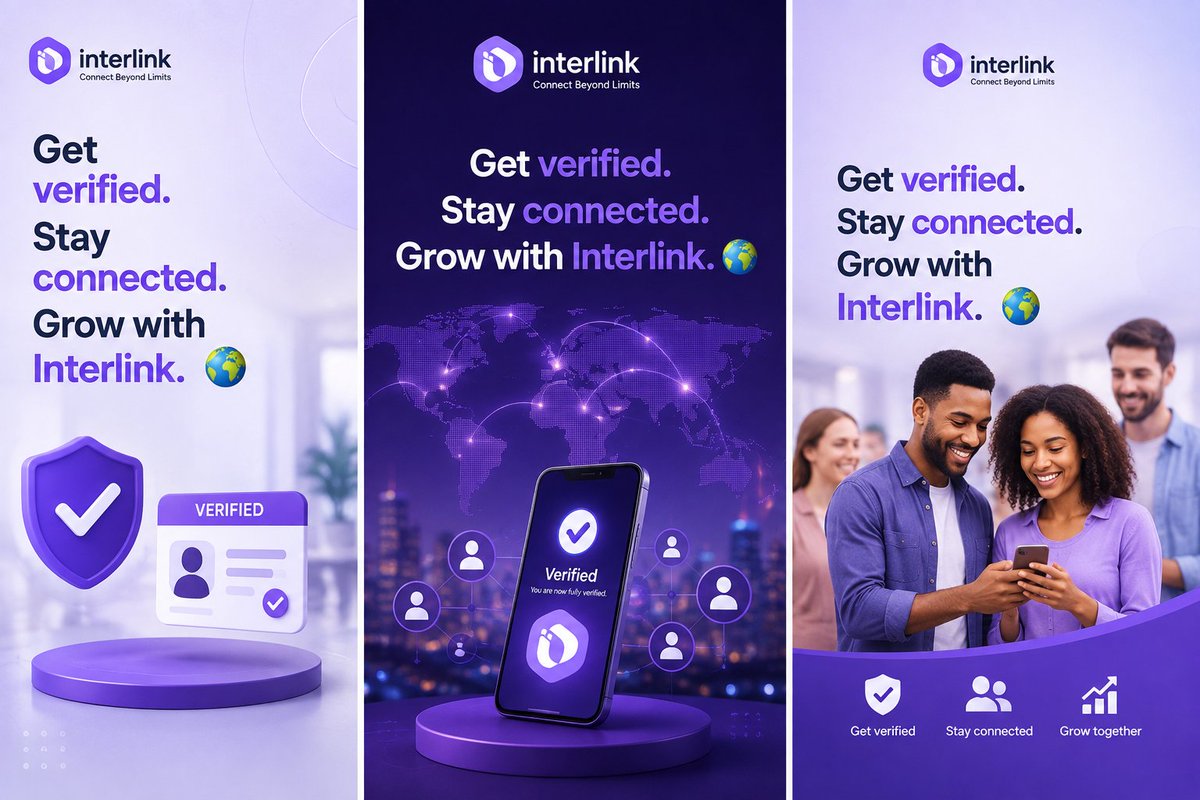 MUIDEENSERml's tweet photo. Get verified. Stay connected. Grow with Interlink. 🌍
#Interlink #KYC #ConnectBeyondLimits https://t.co/0KCyeV6wT8