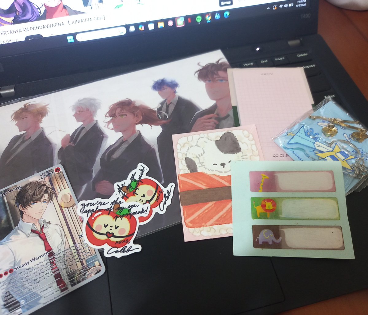 cffeemocha's tweet photo. Thankyou so much kak @meowriusvh !

Well receive dan gak nyangka di kasih banyak freebies lainnya lagi, may your day be filled with joy ya kak!

Ps. ARTEM GANTENGG GDHHSJANSNS https://t.co/XlX7YzvM0C