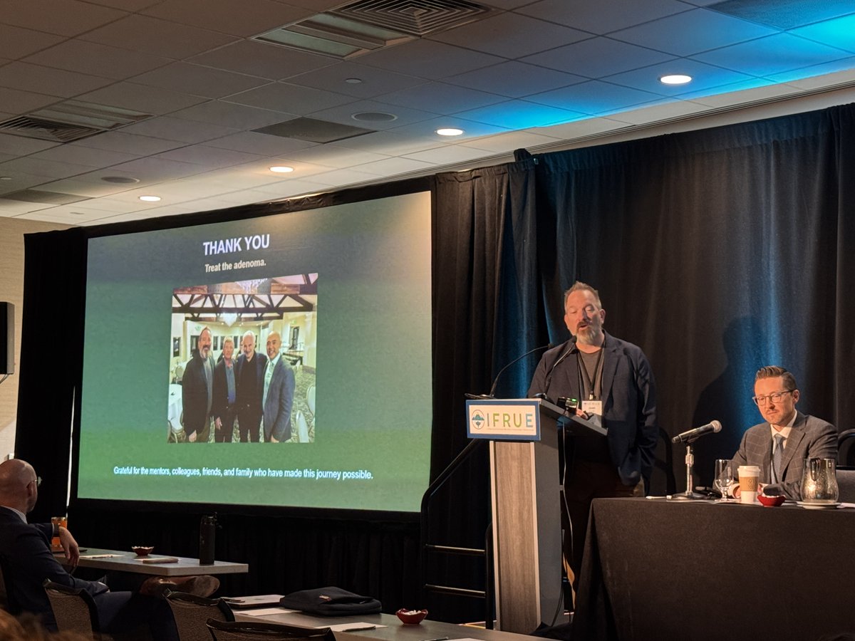 Brian_J_Flynn's tweet photo. Collaboration is key! So cool to see @SUFUorg, @SoBPD, and @SocietyGURS all intersecting at @IFRUEUrol for cross-disciplinary training.

Cleaning out the pipes with BPH surgery and resolving persistent nocturia with neuromodulation is the exact definition of functional restoration of the lower urinary tract—finishing the job!

Huge shout-out to University of Alabama at Birmingham (@UABUrology) for bringing incredible strength to Denver. Dr. Joel Funk was outstanding—not just as a master #HoLEP surgeon, but in his trademark grace acknowledging trailblazers and mentors like @TomChiMD and the great leadership across UAB.

Meanwhile, rising stars like @adam_baumgarten exemplify the bridge. As a @SocietyGURS fellowship director, Adam is well positioned to bring neuromodulation directly to reconstructive surgeons. Proud to have UAB leading the way with us!