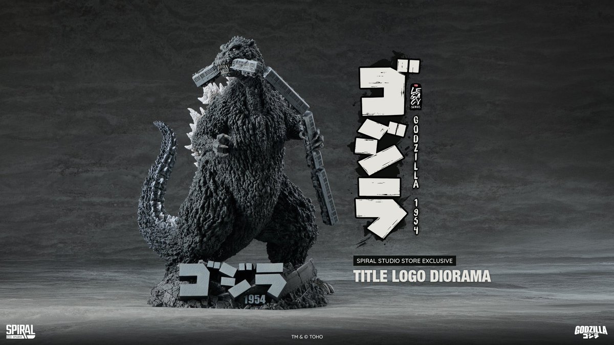 tanakastudio's tweet photo. スパイラルスタジオspiralstudioより予約開始
レガシーシリーズ　
GODZILLA1954

タナカSTUDIOよりWF当日版権にて発売したゴジラ1954ポスターバージョンを45cmにスケールアップ、完成品として登場です。

基本的に日本以外での発売となります。
メーカーHPにて日本からもご予約出来るみたいですが、自己責任でお願い致します。
タナカSTUDIOはご予約に関するサポートは行っておりませんのでご了承ください。

#ゴジラ #godzilla #godzilla1954