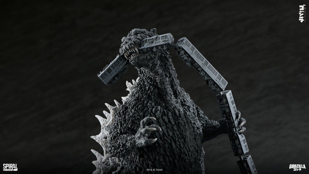 tanakastudio's tweet photo. スパイラルスタジオspiralstudioより予約開始
レガシーシリーズ　
GODZILLA1954

タナカSTUDIOよりWF当日版権にて発売したゴジラ1954ポスターバージョンを45cmにスケールアップ、完成品として登場です。

基本的に日本以外での発売となります。
メーカーHPにて日本からもご予約出来るみたいですが、自己責任でお願い致します。
タナカSTUDIOはご予約に関するサポートは行っておりませんのでご了承ください。

#ゴジラ #godzilla #godzilla1954