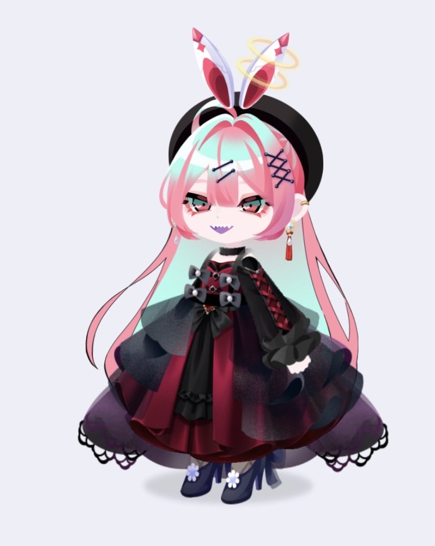 runapokeyuni's tweet photo. うさぎ_(・×・_∪⌒)ο
 #ポケユニ
 #ポケユニコーデ https://t.co/cFs5Dscnx8