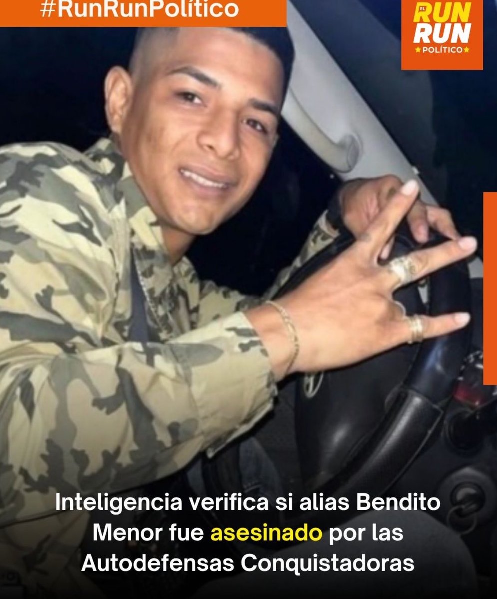 ColomboSweden's tweet photo. Se conoció una versión de que alias “Bendito Menor” habría sido ejecutado por su propia organización.

Ahora el Gobierno sale a decir que fue abatido por la Fuerza Pública.

¿Quién está diciendo la verdad? https://t.co/Zhs3qbx2xQ