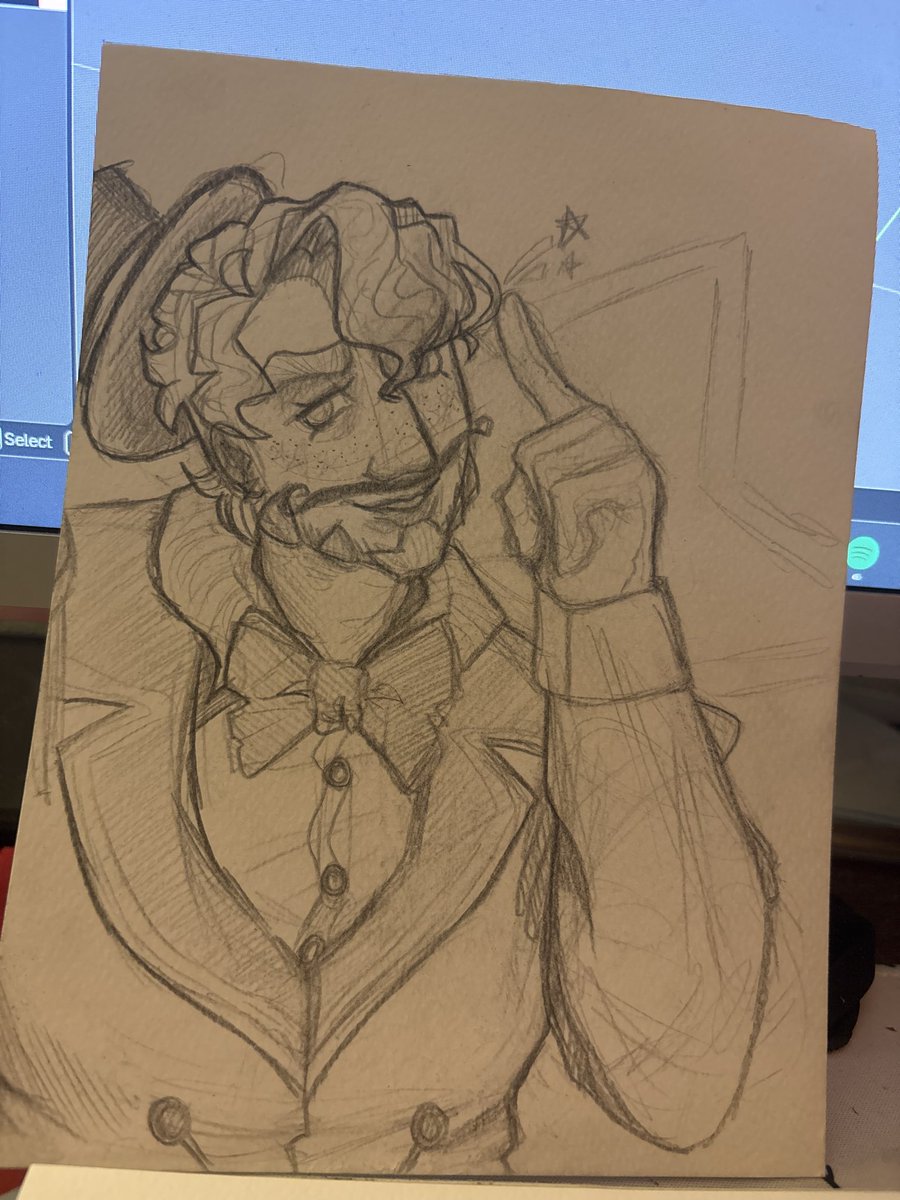 _FatherFish_'s tweet photo. Finally tried drawing traditionally again! Of course I had to draw Starfall Caine! 

#tadc #theamazingdigitcalcircus #starfalltadc #TADCArt #caine https://t.co/XjpogqdZh8