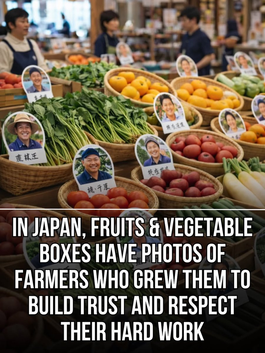 JFCN10's tweet photo. In Japan, it’s common to find fruits and vegetables labeled with photos and details of the farmers who grew them. From local co-ops to JA markets, this practice reflects a strong culture of trust, transparency, and community.

Packages often include ... https://t.co/5ydLQ8R4Ci