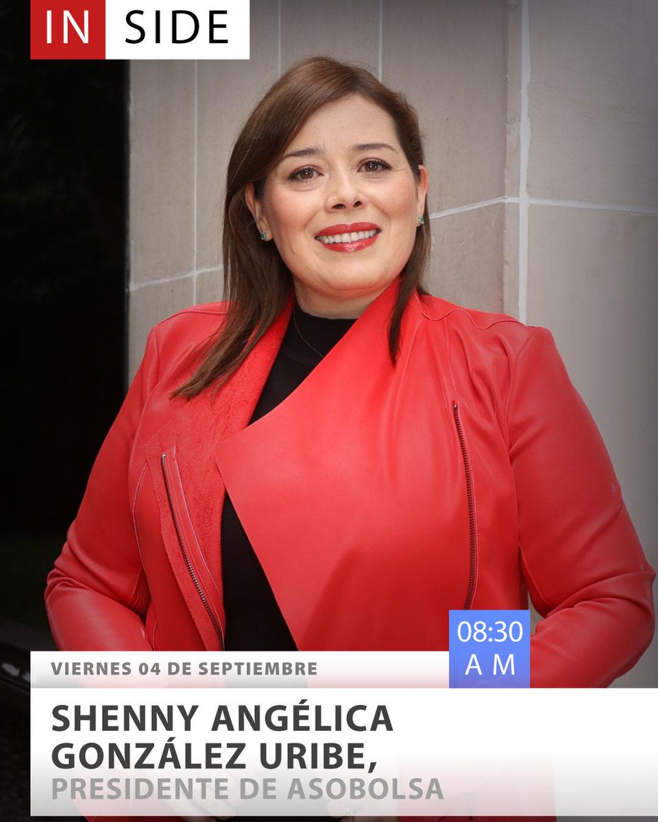 larepublica_co's tweet photo. Conéctese a Inside LR con Shenny Angélica Gonzáles Uribe, presidente de Asobolsa, a las 08:30 AM en https://t.co/OSTBt81PSo https://t.co/Z7MPNkD1Mn
