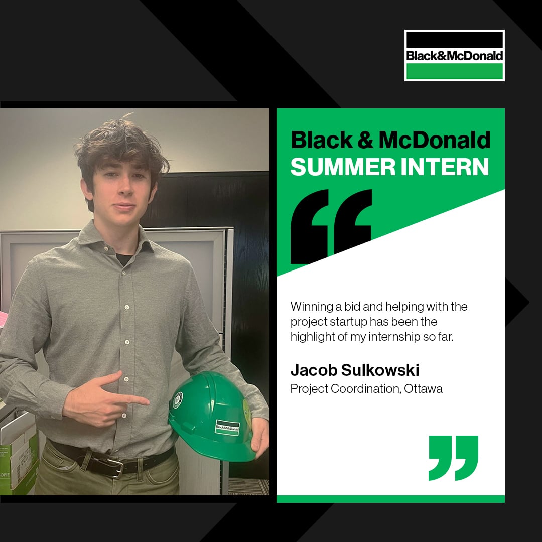 bandmlimited's tweet photo. Now in his second year with Black & McDonald, Jacob has gained valuable experience in estimating and project coordination while helping support projects from planning through startup.
#BlackAndMcDonald #SummerInternship2026 #EstimatingProjects #ProjectCoordination https://t.co/K7RLxRjJNa