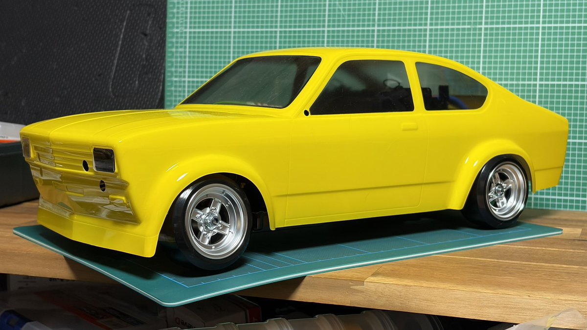 Ring_kamikaze's tweet photo. GM T-CarのOPEL Kadett
MB-01 FR試行錯誤制作中。。。 https://t.co/piEXlNZzvm