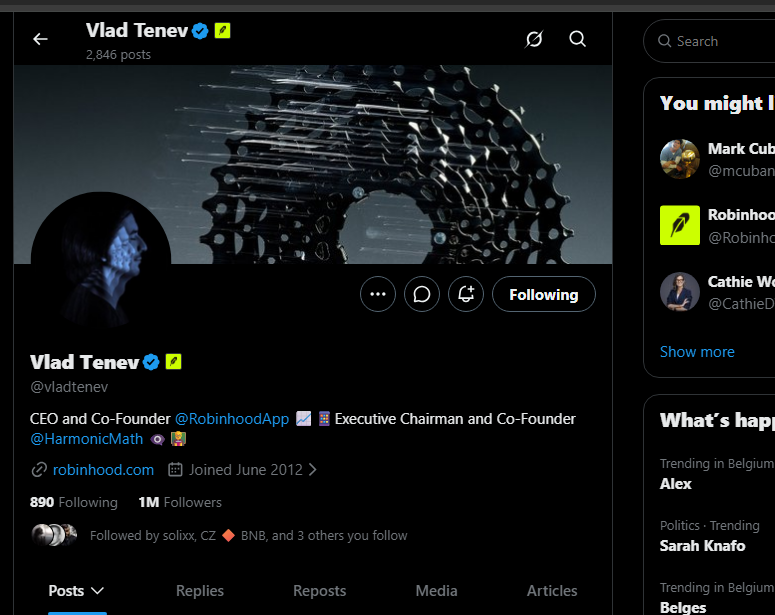 devvyonsolana's tweet photo. @vladtenev JUST HIT 1M FOLLOWERS!!!!!! https://t.co/3jzKWCL8yg