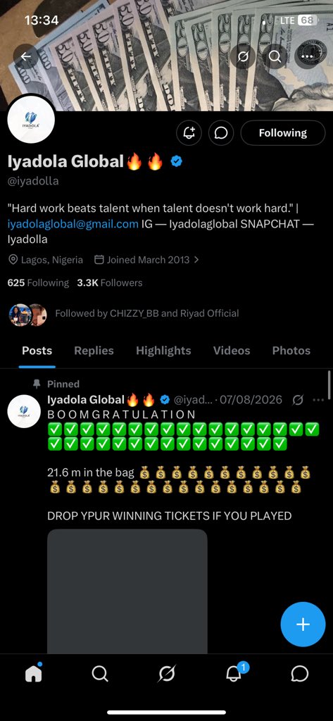 Folar04's tweet photo. @officialmoore7 @iyadolla Done boss 
9078359644
opay 
Thank you https://t.co/pc7RbC5C7L