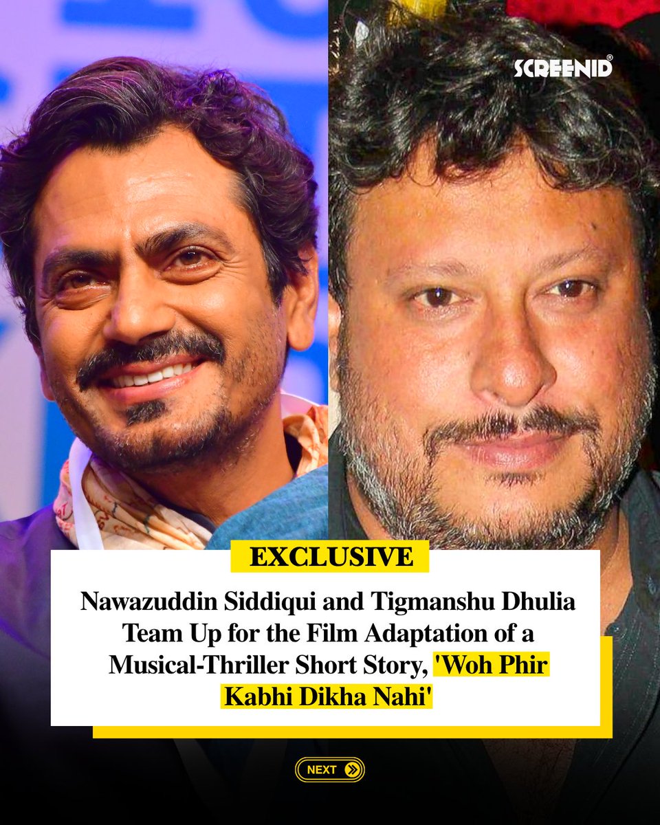 screenidd's tweet photo. #EXCLUSIVE; Tigmanshu Dhulia has directed Nawazuddin Siddiqui in a musical thriller based on Uday Prakash’s short story #WohPhirKabhiDikhaNahi. Set in a Delhi slum, filming is complete, with an OTT release expected by the end of the year. https://t.co/X6oQsjXHTF
