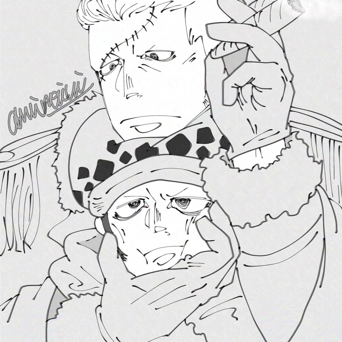 muinoiui__'s tweet photo. ぎゅーぎゅーした🚬🐯！！！！（過去絵） https://t.co/gw4Xuq7QSG