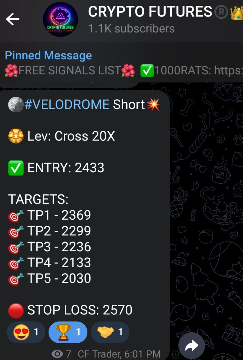 CryptoFutures78's tweet photo. Join TG:👉👉 https://t.co/nG6n1IRoTR

🪙#VELODROME Short💥

🏵 Lev: Cross 20X

✅ ENTRY: 2433

TARGETS:
🎯 TP1 - 2369
🎯 TP2 - 2299
🎯 TP3 - 2236
🎯 TP4 - 2133
🎯 TP5 - 2030

🔴 STOP LOSS: 2570

#MARSCOIN #USELESS #CHIP https://t.co/pEuEZj1rhv