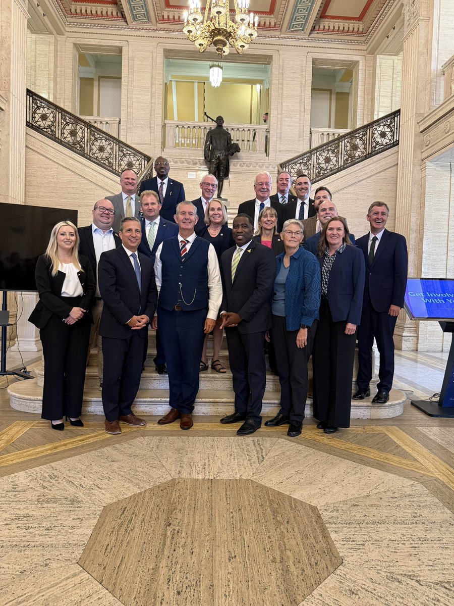 Repevans33's tweet photo. Walking through Dublin and Belfast earlier this month as President Emeritus of the National Conference of State Legislatures (NCSL) with my legislative colleagues from across the nation was an incredible experience. 🇮🇪🇺🇸

As government leaders, we have a responsibility to work together, build bridges, and find common ground—even when we come from different communities, backgrounds, or perspectives. This visit was a powerful reminder that meaningful progress is possible when leaders listen to one another, strengthen relationships, and remain committed to collaboration in service to the people we represent.

Some of the sites we visited included the Belfast Peace Walls and Clonard Monastery, and the City Life Center.

During our visit to the Irish Parliament in Dublin, we greatly appreciated Minister Helen McEntee taking time out of her schedule to meet with us. We also had the privilege of meeting members of the Northern Ireland Assembly and touring the historic Hillsborough Castle, where the royal family stays during visits to Northern Ireland.

A special thank you to former Stormont legislator Monica McWilliams for sharing her powerful reflections on signing the Good Friday Agreement.

Finally, a heartfelt thank you to Mark Daly, Irish Senate President, and Daryl Barron, Lord Mayor of Dublin, along with the Northern Ireland Assembly, for welcoming our NCSL delegation with such gracious hospitality!
