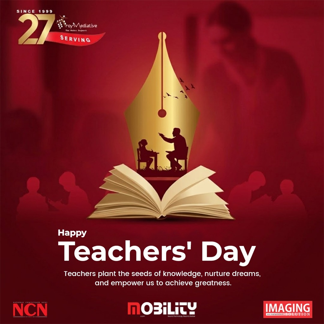 mobilitymag's tweet photo. Roy Mediative wishes everyone a very Happy Teacher’s Day 2026! On the occasion of Dr. Sarvepalli Radhakrishnan’s birth anniversary, we honour every teacher who inspires, guides, and shapes brighter futures.

#HappyTeachersDay #TeachersDay2026 #ThankYouTeachers https://t.co/AtlUPCLbYn
