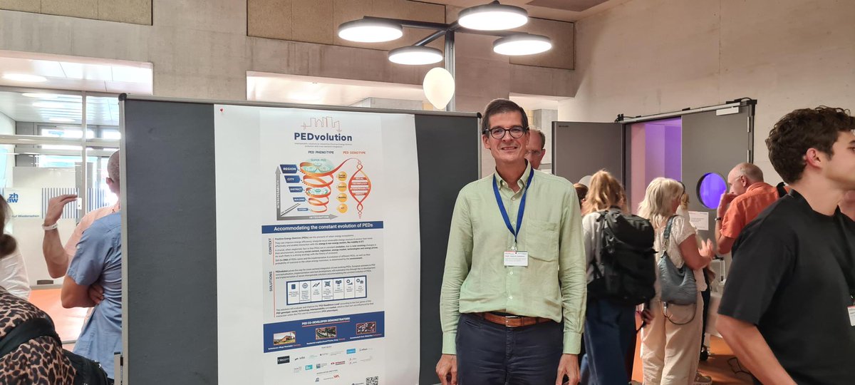 pedvolutioneu's tweet photo. PEDvolution at #SGES 

2,000 participants. 200 at the poster session.  

The Swiss team showcased PEDvolution’s work on #PEDs &amp; the role of #LocalEnergyCommunities in an  inclusive #energy transition.  

👏 Great to see #StadtWinterthur &amp; #ZHAW bringing #PEDvolution to #SGES! https://t.co/lpdChVEAM7