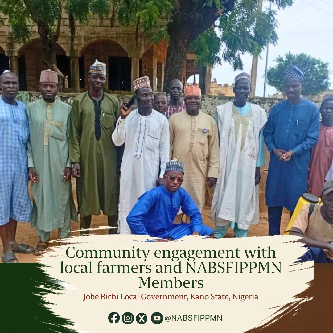 NABSFIPPMN's tweet photo. Community engagement in Jobe Bichi LGA, Kano State.

Connecting with local farmers and NABSFIPPMN members to share ideas and grow the BSF industry.

📅 3 Sept. 2026

#NABSFIPPMN #BSFNigeria #Agriculture https://t.co/OFhIJHrbDL