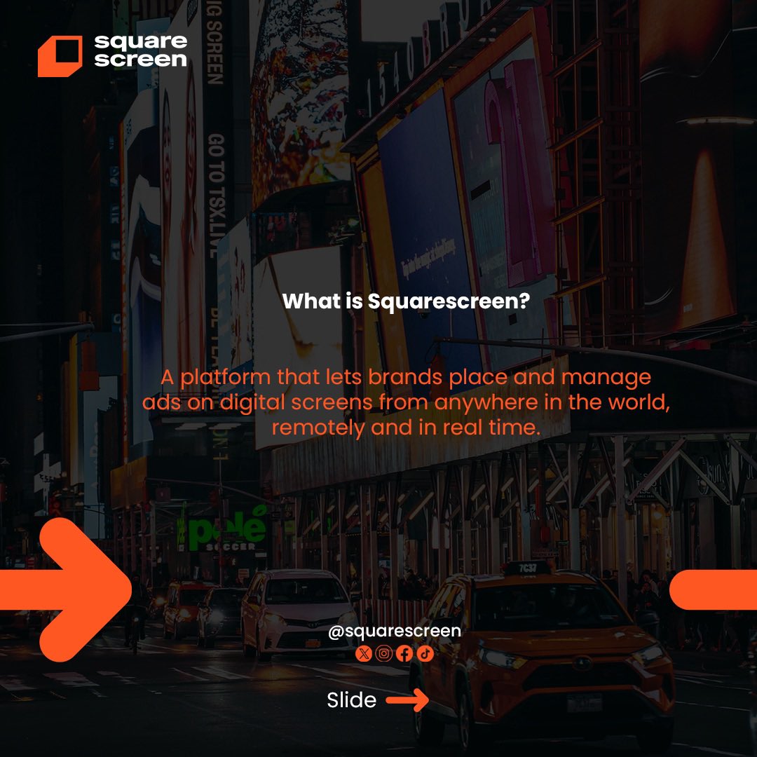 squarescreenio's tweet photo. Your brand deserves more than the feed. It deserves the world. 🌍
Meet Squarescreen - a new way for brands to access, manage and track Digital Out-of-Home advertising from one platform.
Scan the QR code to explore Squarescreen.
Your brand. On every screen.
#Squarescreen #DOOH https://t.co/Qfg6zoWdZa
