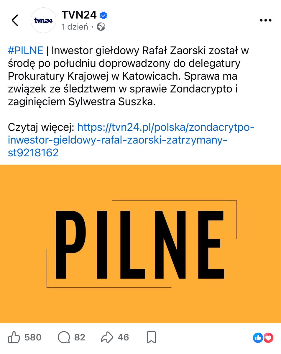 MarekFanatyk's tweet photo. Znowu się zaczyna.

„Inwestor giełdowy” Rafał Z. zatrzymany z zarzutami przywłaszczenia 1,7 mln zł.

I później się dziwimy, że Polacy boją się giełdy i wolą kupić kolejne mieszkanie na wynajem. Przecież na giełdzie sami oszuści.

„Zondacrypto” - już kryptowaluty w nazwie giełdy. Wiadomo, oszustwo. Na krypto tylko się traci, giełdy padają, a ludzie zostają bez pieniędzy.

Tutaj akurat trochę racji jest. Wielu ludzi straciło pieniądze, bo zamiast trzymać kryptowaluty na własnych portfelach, trzymali je na giełdzie. 

Co Polacy trochę bardziej przekonają się do rynku kapitałowego dzięki takim rozwiązaniom jak PPK, IKE, IKZE czy ostatnio OKI, to przychodzi kolejna gruba afera. Nagłówki lecą w mediach i zaufanie znowu dostaje po dupie. 

A później człowiek który zarobił trochę grosza, chce w coś zainwestować myśli sobie: 
„Przynajmniej cegły mi nikt nie ukradnie”. 

I kupuje mieszkanie na wynajem w Krakowie albo Warszawie, bo słyszał, ze inwestycje w nieruchomości na wynajem to tylko w BIG5 na 4% ROI. 

Tak to się kręci. Nie ma lekko