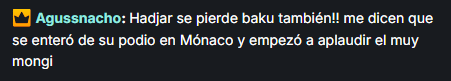 lulistone12's tweet photo. Muy bueno lo que trae a colación el chat

INFO REAL DE ISACK HADJAR https://t.co/KFca17y2X3