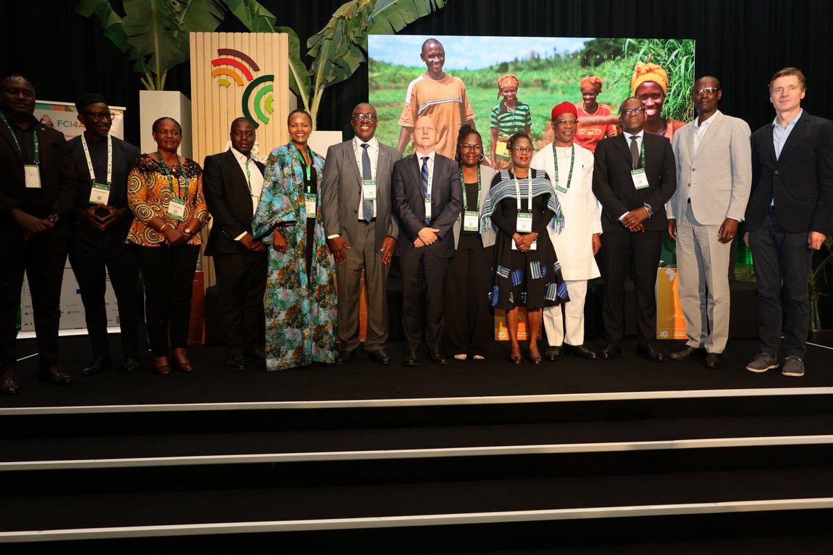 simeonehui's tweet photo. Africa must not only feed itself with roots, tubers and bananas. Africans should prosper from them.

At #AFSF2026, I called for investment in science, processing, value addition and regional trade to turn these vital crops into competitive industries and jobs.

#UnlockingRTB https://t.co/5uEzJ0l0se