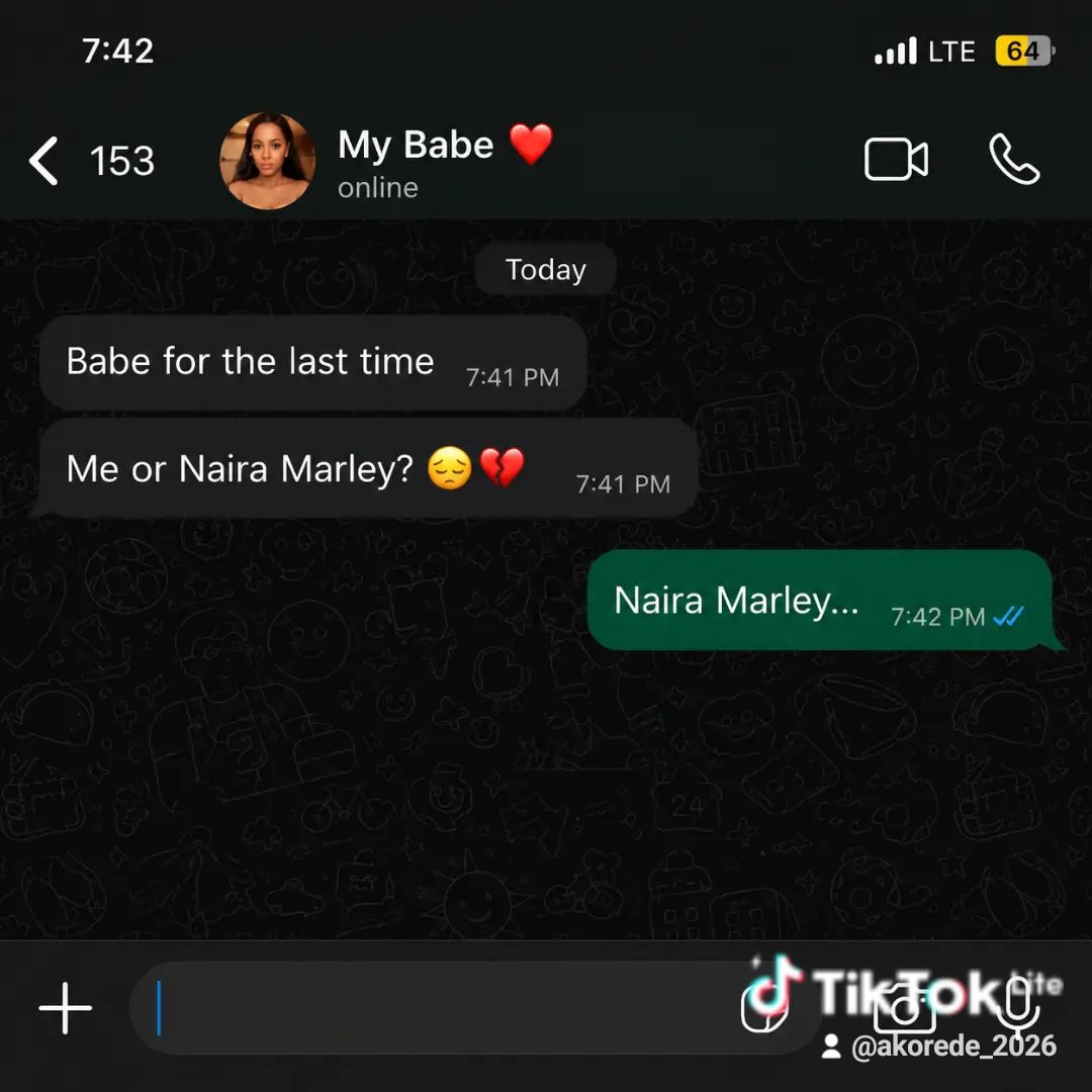 Parrotblog32215's tweet photo. Abeg NAIRA MARLEY......😹❤️ https://t.co/CXCls7P4dE