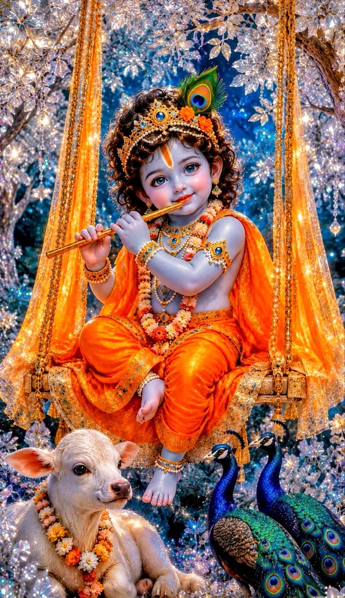 Gravim71's tweet photo. हरि सुंदर नंद मुकुंदा हरि नारायणॐ
हरि केशव, हरि गोविंदा,हरि नारायण हरि
ॐ वनमाली,मुरली धारी,गोवर्धन गिरिवर धारी
नित नित कर माखन चोरी,गोपी मन भाये
आओ रे, कान्हा रे, गोकुल के प्यारे
आओ रे,नाचो रे,रास रचाओ रे
गोकुल के प्यारे !
#श्रीकृष्ण जन्मोत्सवस्य शुभाशयाः🪈
🌸🍃जय श्रीकृष्ण🍃🌸 https://t.co/DSIK8AumsX