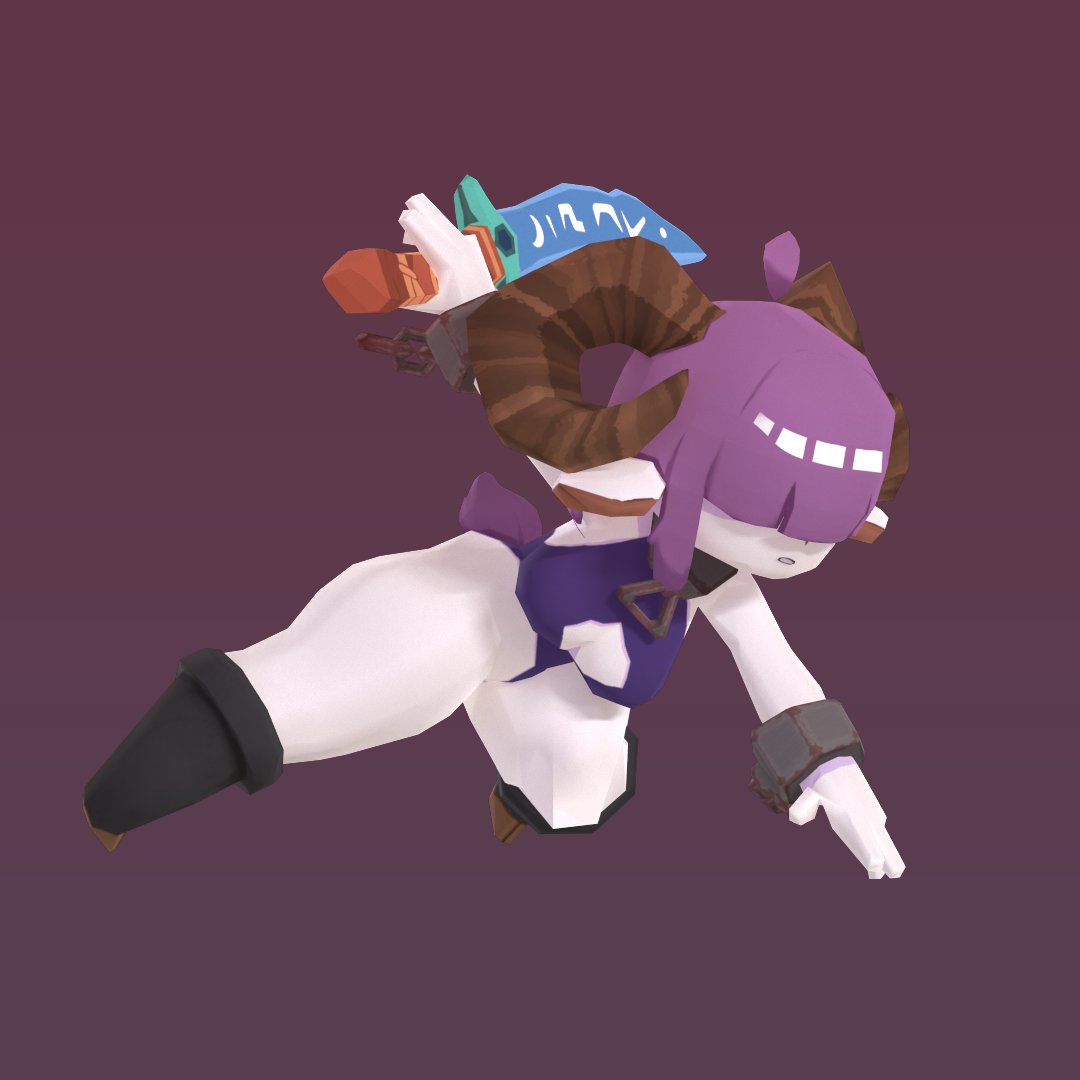 Mophbate's tweet photo. still thinking about the main character's concept and color palette...🐐
#gamedev #indiegame https://t.co/mVxpZtozoX