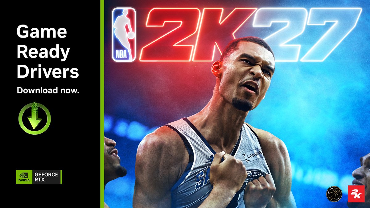 NVIDIAGeForceME's tweet photo. ⚠️ تنبيه بوجود تحديث ⚠️

استعدوا لخوض منافسات 27 @NBA2K بأفضل أداء ممكن مع أحدث تعريفات GeForce Game Ready، والمدعوم بـ تقنية التعلّم العميق DLSS 5.

لتعرّفوا أكثر:
https://t.co/655zj8W7sZ https://t.co/4yuxAq2SrG
