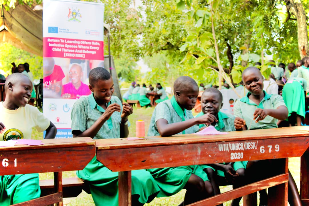 Elecu2022's tweet photo. On #WorldSexualHealthDay,ELECU highlights the importance of menstrual health in keeping girls in school.
Through the #ECHORISE project, ELECU trained 3,178 girls in Rhino Camp to make and use reusable sanitary pads.
@usdc3 @YARIDUganda @savechildrenug https://t.co/3brN4Rslvw