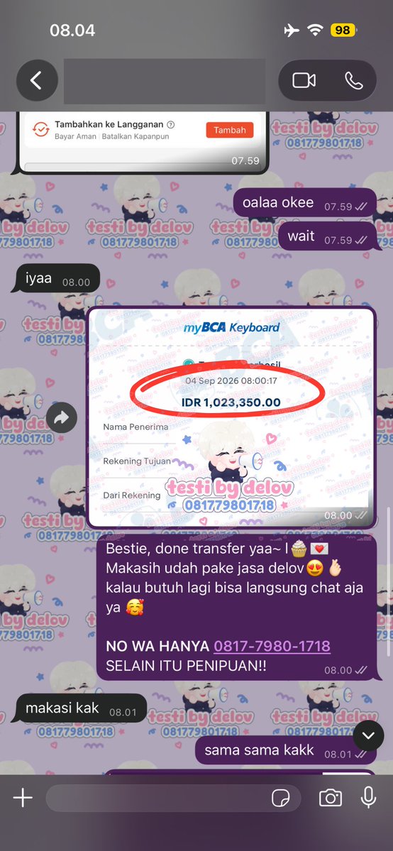 cleoklepon's tweet photo. FRESH TESTIMONIAL DROP 💌🌷
gestun September masih jalan terusss 🥹
thank you for trusting DeLoV 💗

yang mau tanya-tanya, sinii masih OPEN 🫵🏻✨

📲 https://t.co/BiEVKZ3v24

zonauang spaylater kredivo indodana kartu kredit credit card gopay bca yup paylater atome tiktok dll https://t.co/XTcfHpOCUA