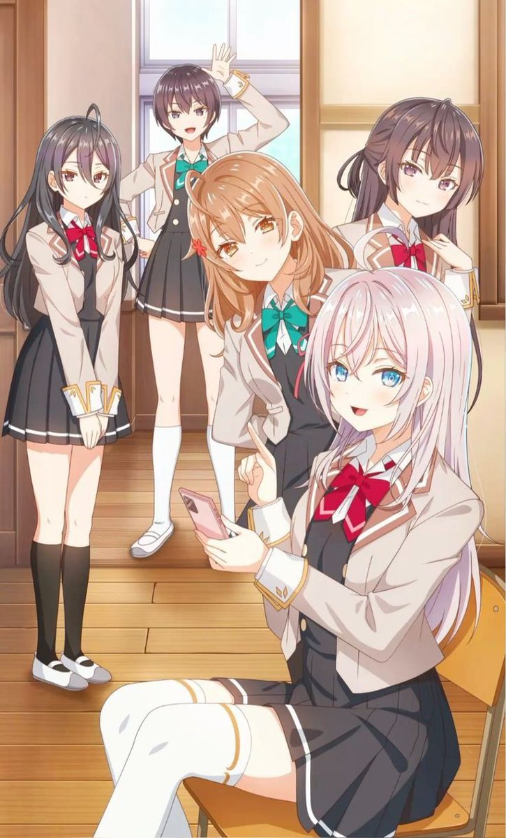 TheAlyaArchives's tweet photo. Daily Alya [+ Masha, Yuki, Ayano &amp; Chisaki], día #783! 🩶🧡🤎🖤🌸

[🎨 - "Roshidere Puzzle Party!" PV] https://t.co/XXUpEYOPg2