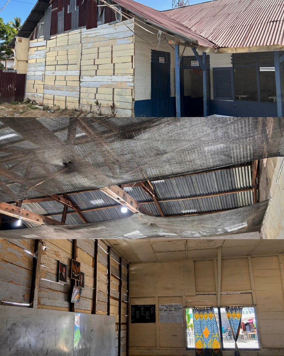 bobbynasution_'s tweet photo. Setibanya Bapak Wakil Presiden RI, Gibran Rakabuming di Kabupaten Tapanuli Tengah, kami langsung meninjau kondisi SMAN 1 Barus yang terdampak banjir besar pada November 2025.

Luapan Sungai Aek Sirahar membuat hampir seluruh kawasan sekolah terendam hingga 1,5–2 meter. Sejumlah ruang kelas dan fasilitas pendidikan seperti buku, komputer, meja, kursi, hingga peralatan sekolah lainnya rusak dan terendam lumpur.

Kami melihat langsung kondisi sekolah dan mendengarkan kebutuhan yang masih diperlukan untuk proses pemulihan. Fasilitas yang rusak akan segera kami perbaiki agar kegiatan belajar mengajar bisa kembali berjalan dengan baik.

#KolaborasiSumutBerkah 
#SalamKolaborasi