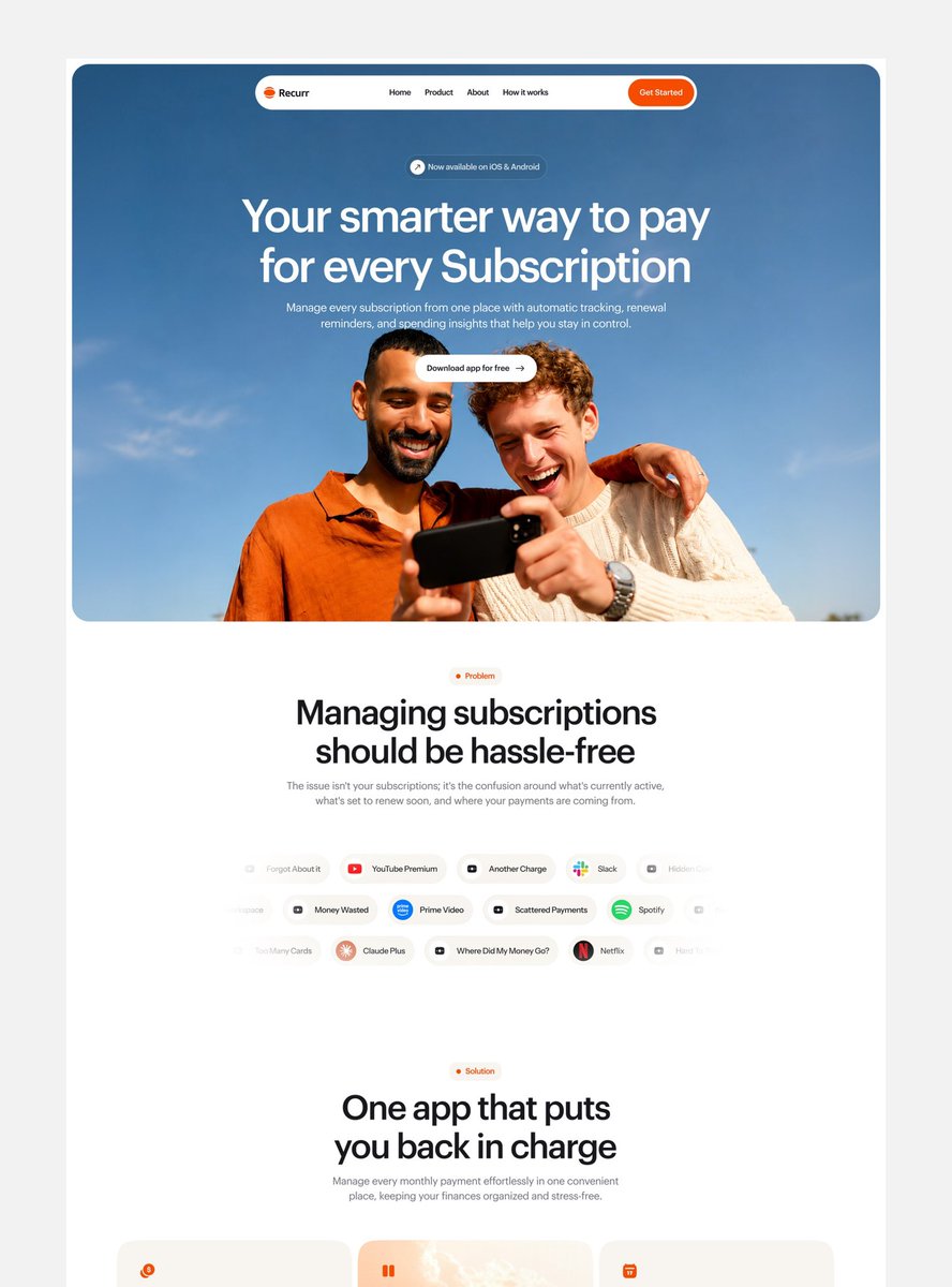 HephraUI's tweet photo. A landing page I recently designed✨

Pretty happy with how this one came together😊 https://t.co/aKMAoXtZ2b