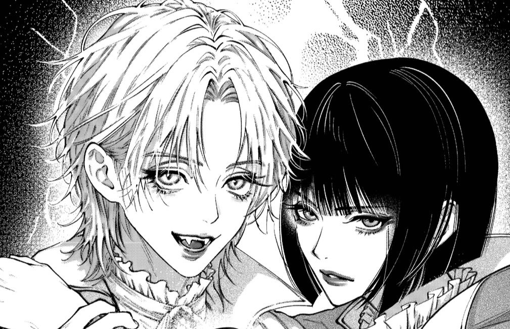 machina_maris's tweet photo. 【掲載】月刊プリンセス 10月号に Q血白書 第9話が掲載中❣️
アルとカードの腐女子と夢女子（異世界令嬢）が夏のコミケで大激突!?
驚愕の神回をお見逃し無くッ👀✨️
単話配信、単行本第1巻も合わせてよろしくお願いします‼️ https://t.co/JxBvAL4FF1