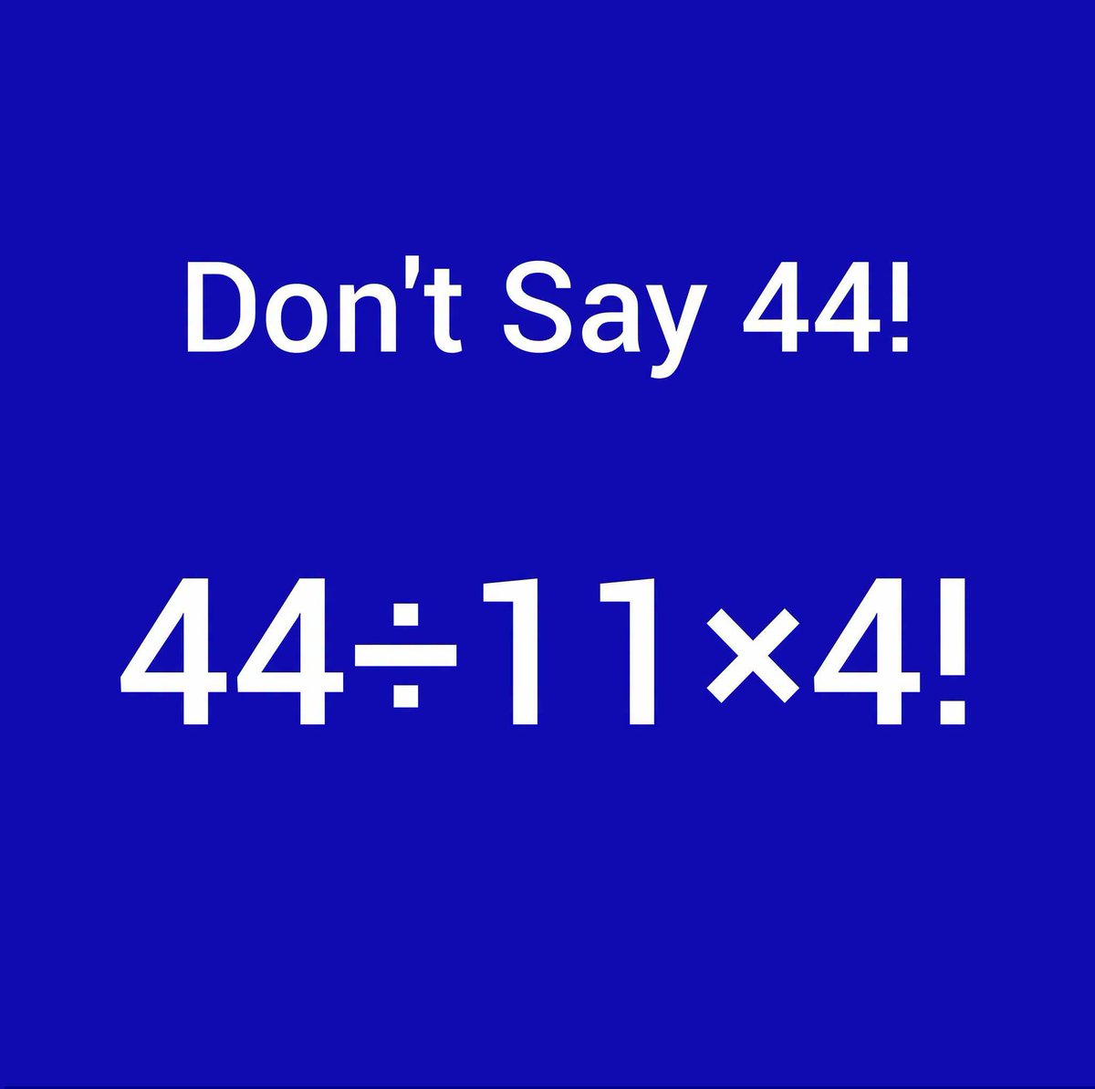 Hoor9234's tweet photo. Solve in 10 sec. Let's see. Who is genius. 

Answer is not 44. https://t.co/76IkYswqzZ