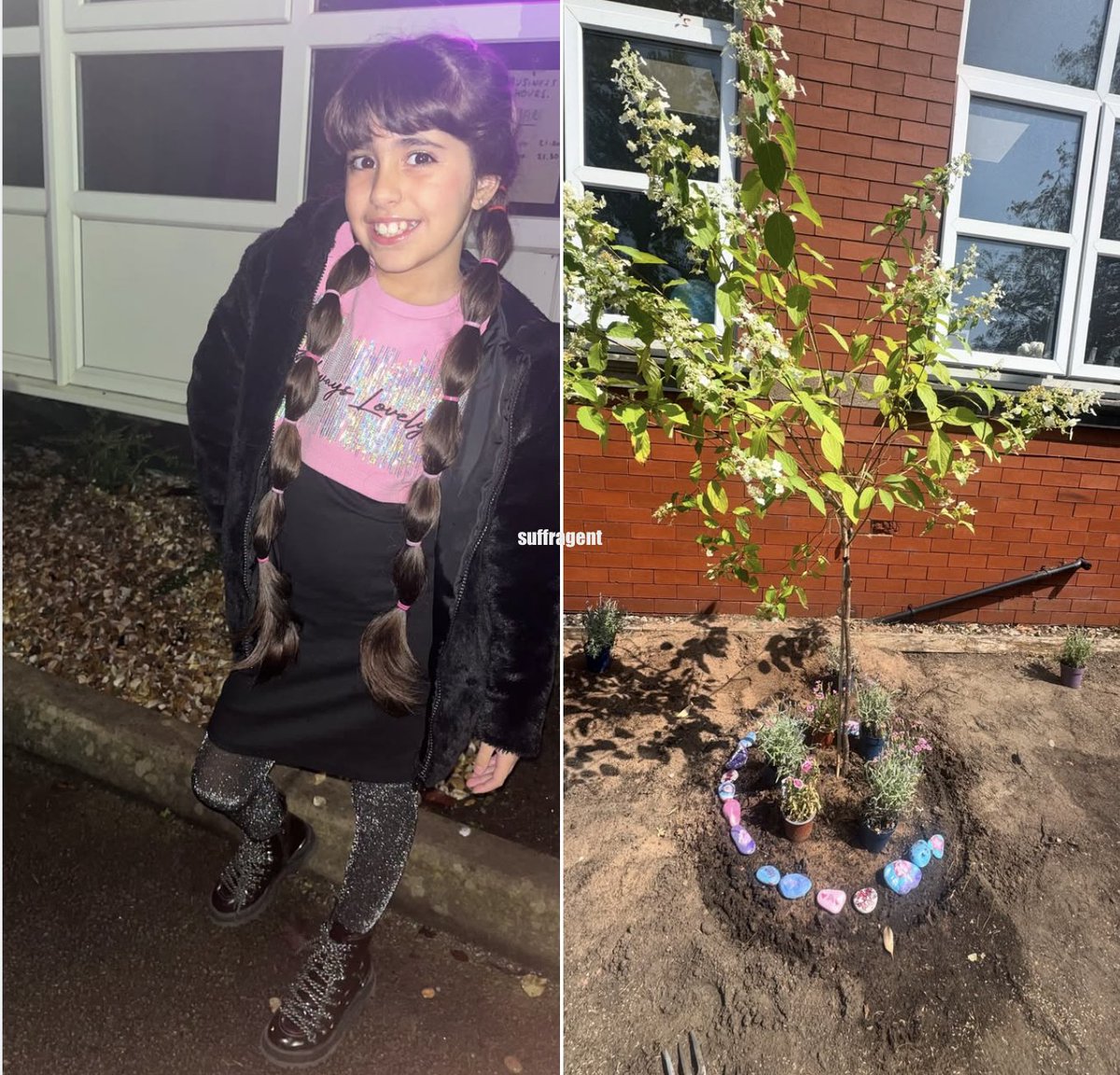 Suffragent_'s tweet photo. The parents of Southport victim Alice da Silva Aguiar, 9, continue to grieve their daughter.

"Our Princess. This week you should have been starting high school.

"Instead, we are left wondering what your life would've looked like. It’s not fair, Alice. You should be here." 🤍 https://t.co/6eBqIFZ3F4