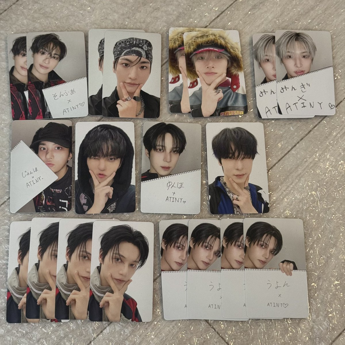 0pycn's tweet photo. @0
ATEEZ アチズ BAD ANITEEZ IN COLOR トレカ 購入特典 交換

【譲】画像のもの
ホンジュン、ソンファ、ユノ、ヨサン、ミンギ、ウヨン、ジョンホ

【求】同異種サン
なんでも検討します◎

9/5リリイベ手渡し、または郵送希望
お気軽にお声掛けください💌 https://t.co/XoxE2wVhIY