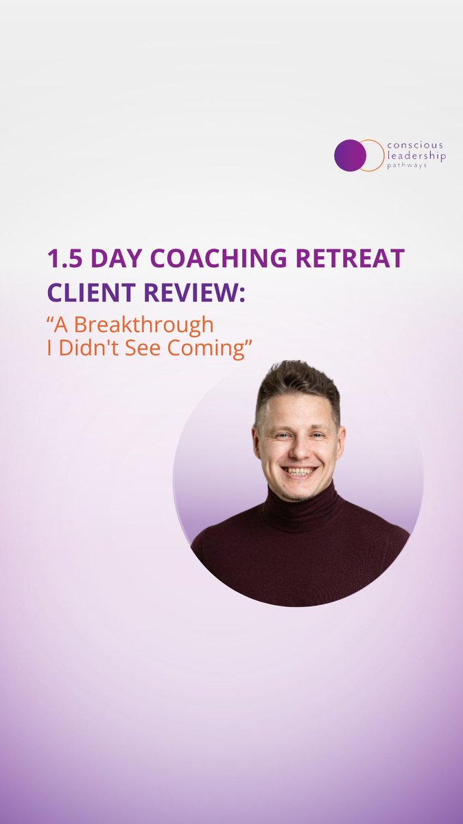 ConsciousLP123's tweet photo. Yuriy didn’t expect a 1.5-day Coaching Retreat to shift what felt fixed.
Through embodiment, deeper listening, and feedback, he found clarity within. 
“The answers we find inside are so real.” — Yuriy Koziy

Explore https://t.co/Btr9iNbtud
#LeadershipCoaching #ConsciousLeadership https://t.co/dPpPXFLVoo