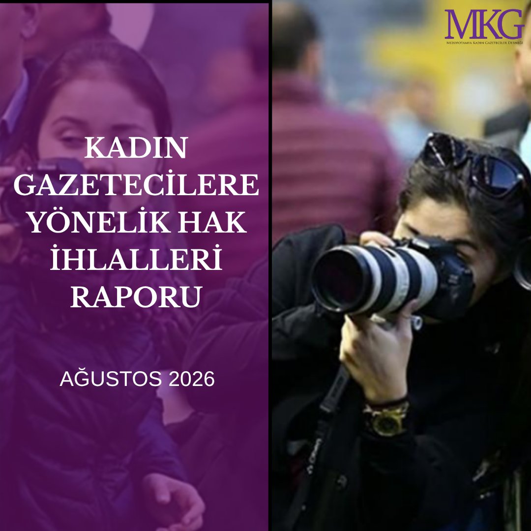 mkgdernek's tweet photo. 2026 YILI AĞUSTOS AYI

KADIN GAZETECİLERE YÖNELİK HAK  İHLALLERİ RAPORU

👇👇👇

https://t.co/9wRijFucOI https://t.co/9uin8CmoAE
